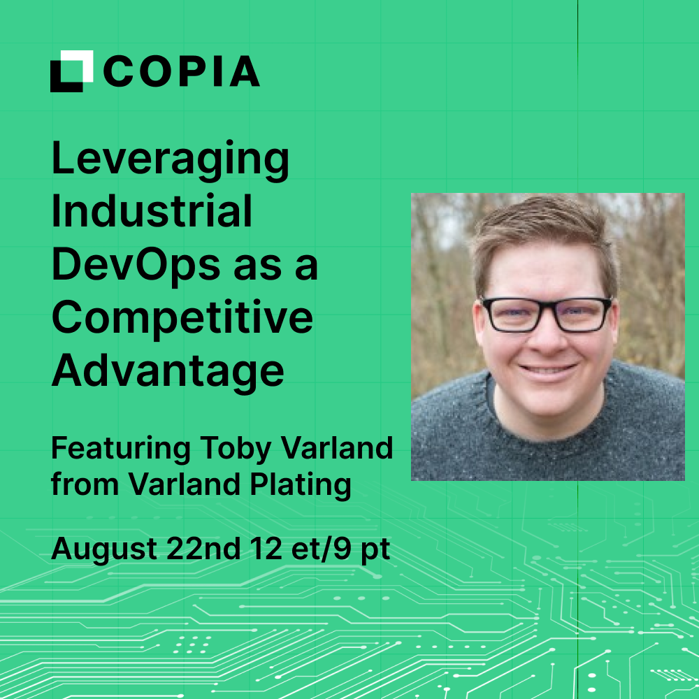 A promotional graphic featuring a smiling man with glasses and a background of circuit lines, promoting a talk on leveraging