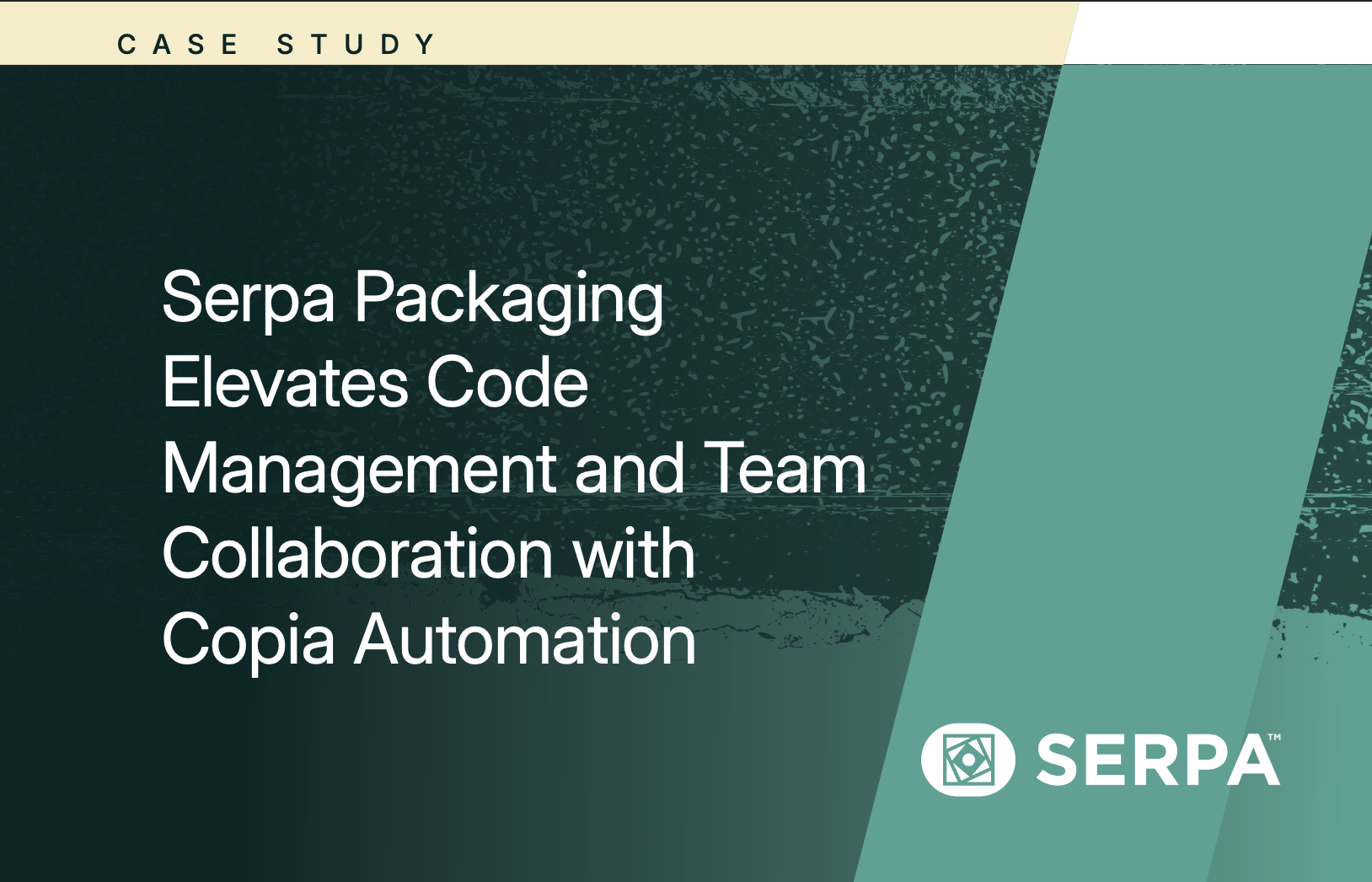 Case study of Serpa Packaging's code management and team collaboration with Copia Automation.
