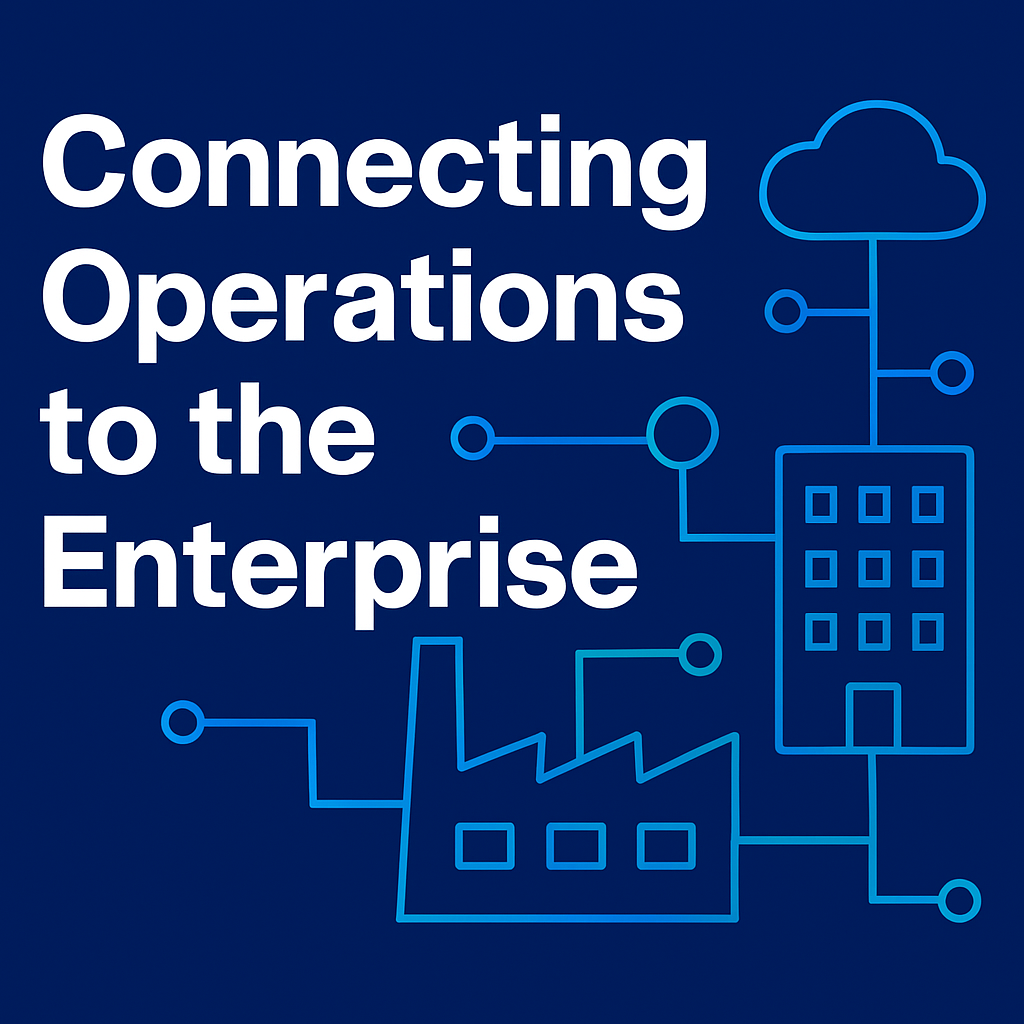 Connecting operations to the enterprise through a cloud-based network and industrial infrastructure.